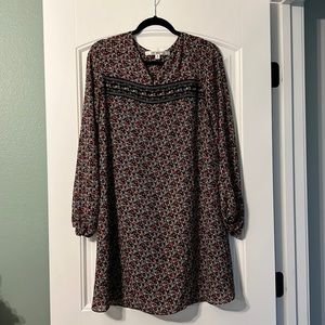 Max Studio red floral dress